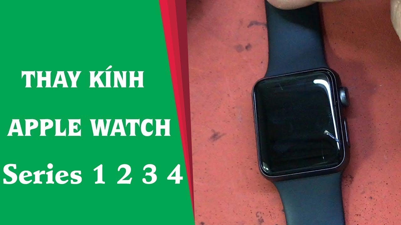 Thay Ép Mặt Kính Cảm Ứng Apple Watch Seri 1,2,3,4,5 Tại Đà Nẵng