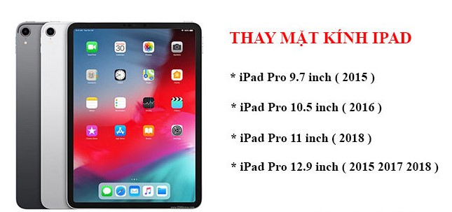 Thay Ép Mặt Kính Cảm Ứng iPad Pro 9.7, 19.5, 12.9 Tại Đà Nẵng